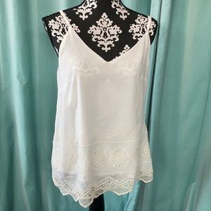 Cream colored cami by Three Pink Hearts